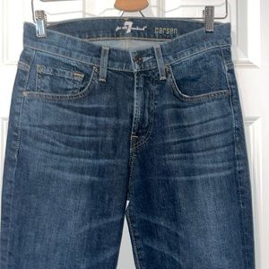 Men’s 7 for all Mankind Carsen Dark Wash Relaxed Straight Jean—28